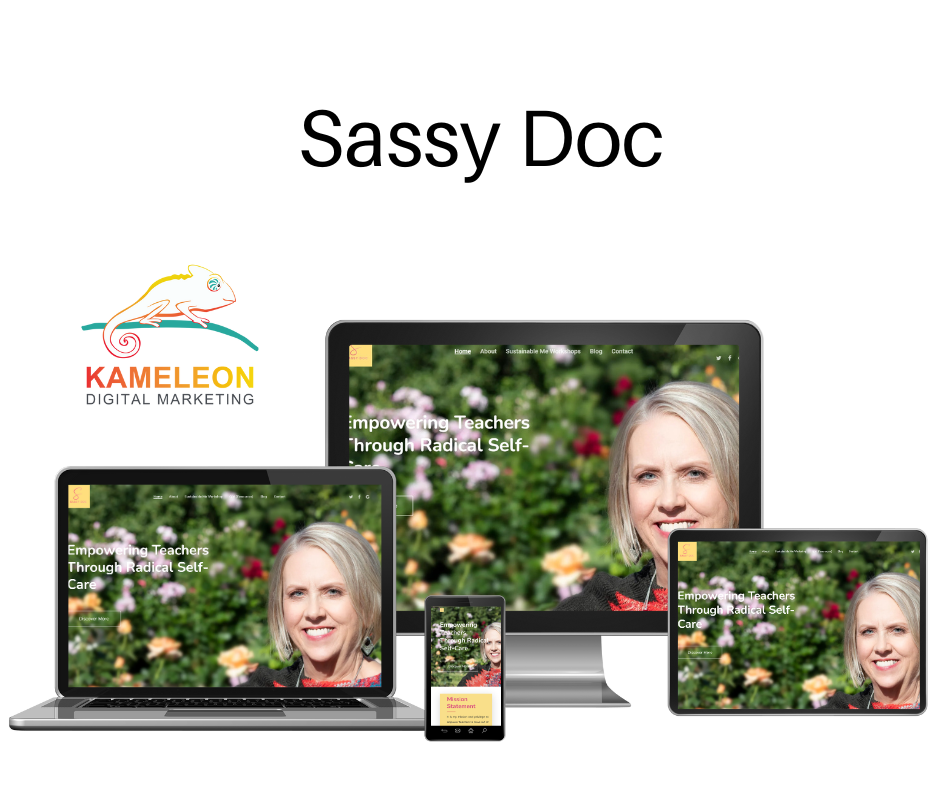 Sassy Doc Web Design Portfolio for E-kameleon
